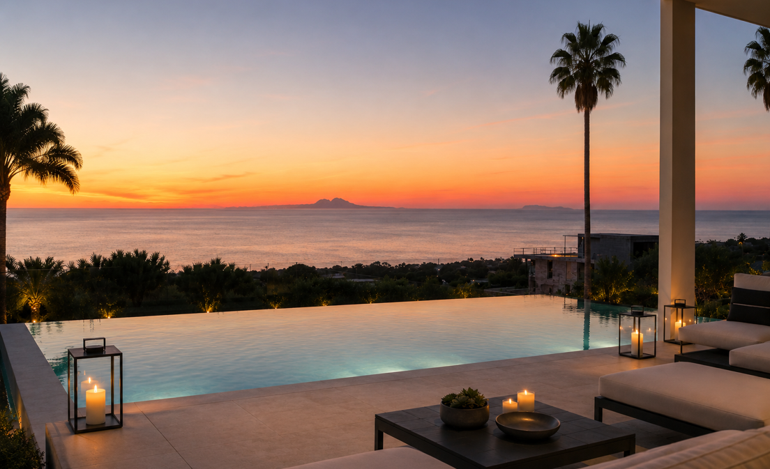 Villa de lujo exclusiva con vistas panorámicas al mar