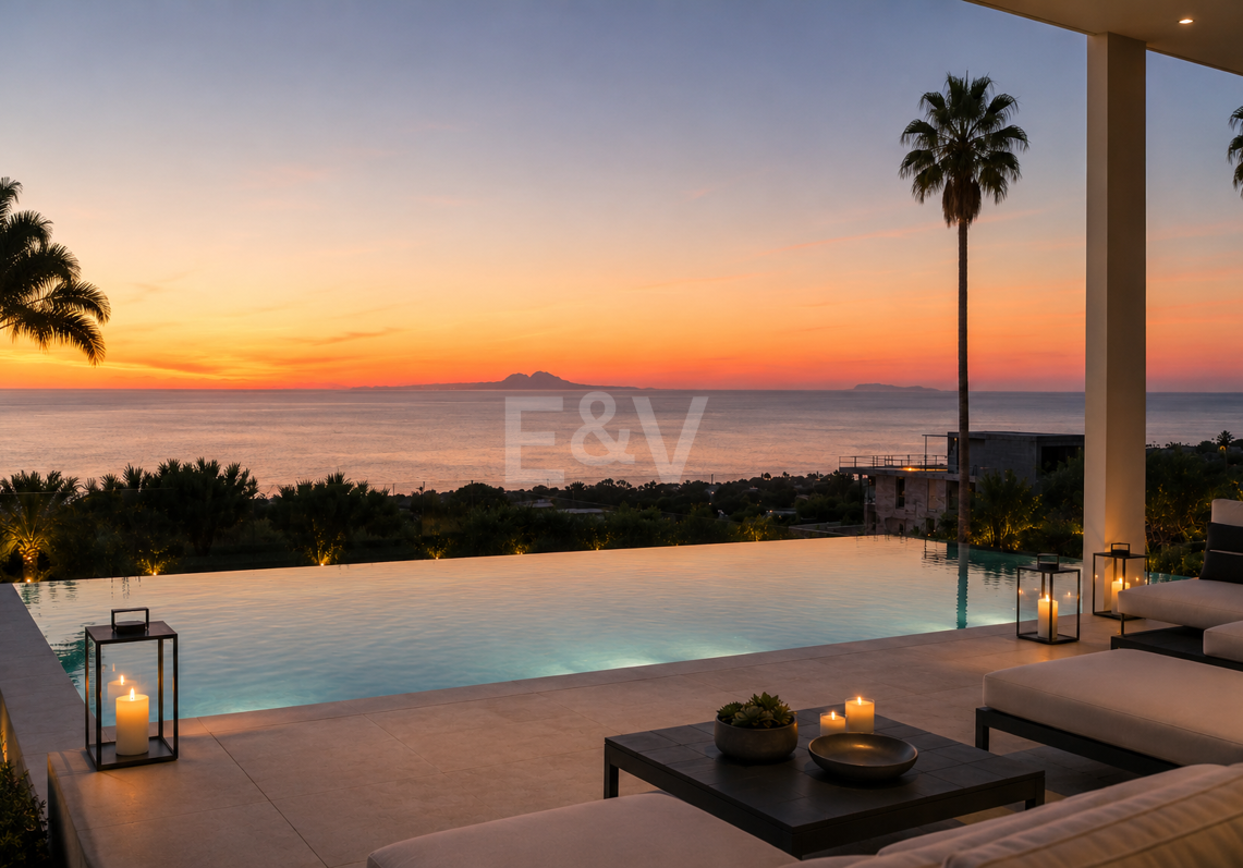 Villa de lujo exclusiva con vistas panorámicas al mar