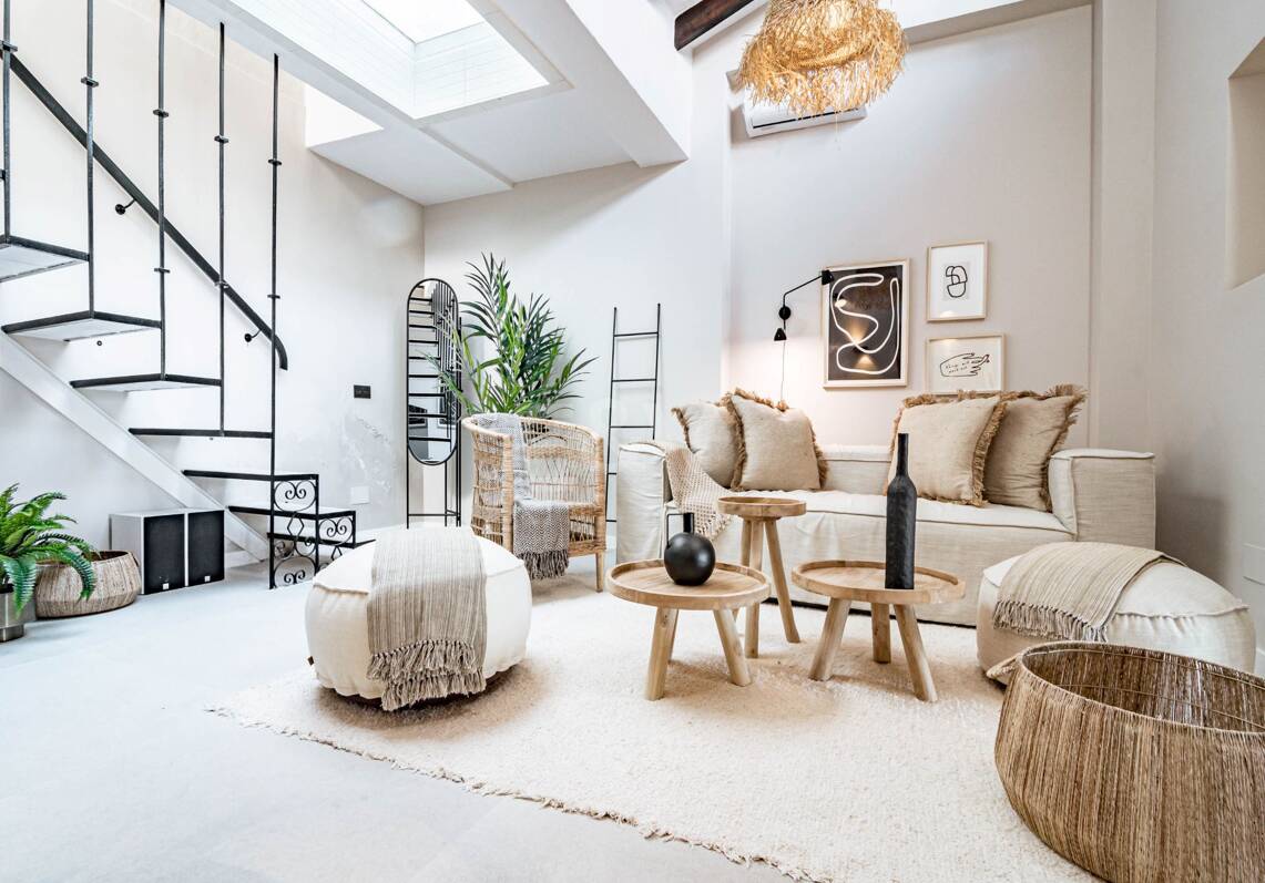 Stadthaus in Westlage in Las Brisas mit herrlicher Dachterrasse und Meerblick