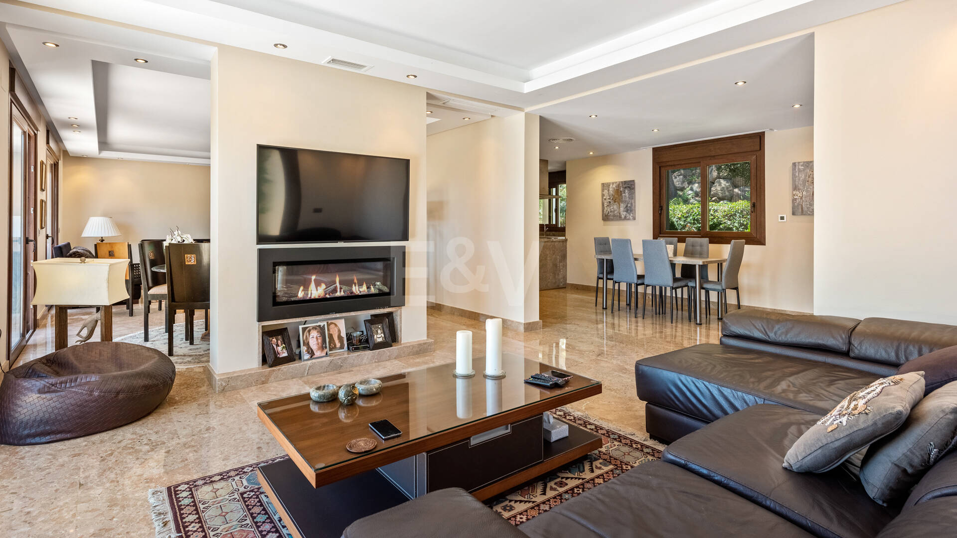 Helle Villa mit Blick auf Santa María Golf