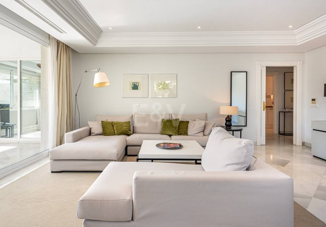 Beachfront Apartment in Marina Mariola, a Prime Address on Marbella’s Golden Mile