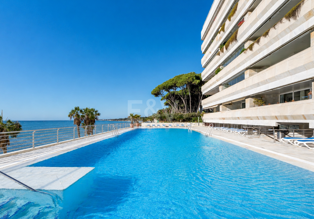 Beachfront Apartment in Marina Mariola, a Prime Address on Marbella’s Golden Mile