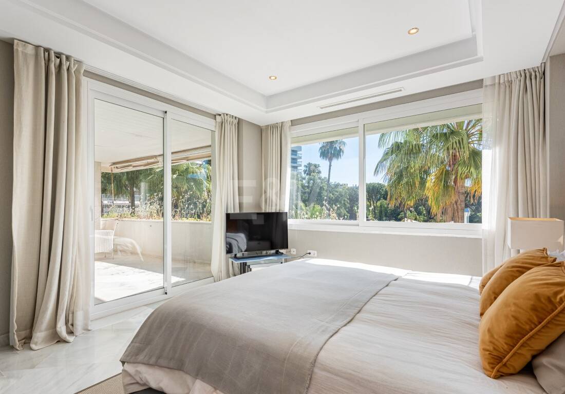 Beachfront Apartment in Marina Mariola, a Prime Address on Marbella’s Golden Mile