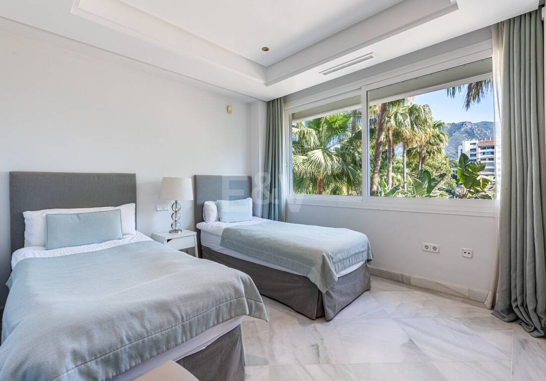 Beachfront Apartment in Marina Mariola, a Prime Address on Marbella’s Golden Mile