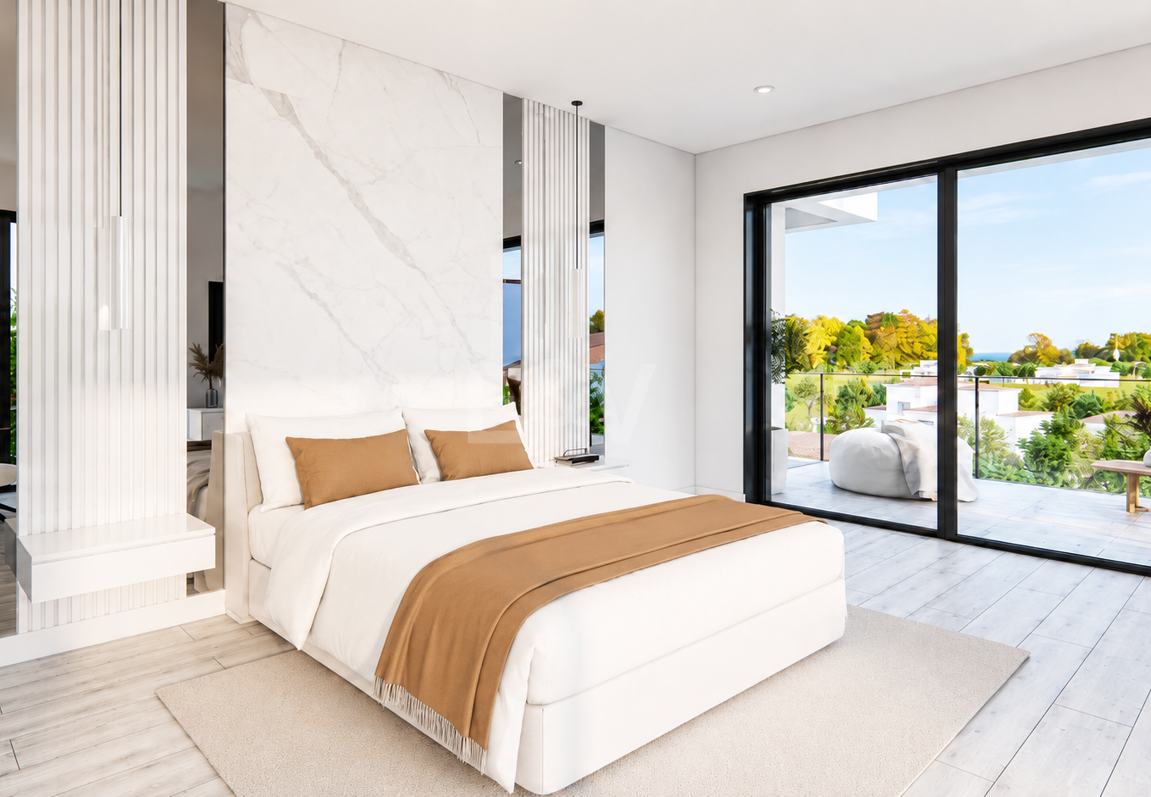 Villa de lujo en construcción con vistas al mar y junto a Santa María Golf Club