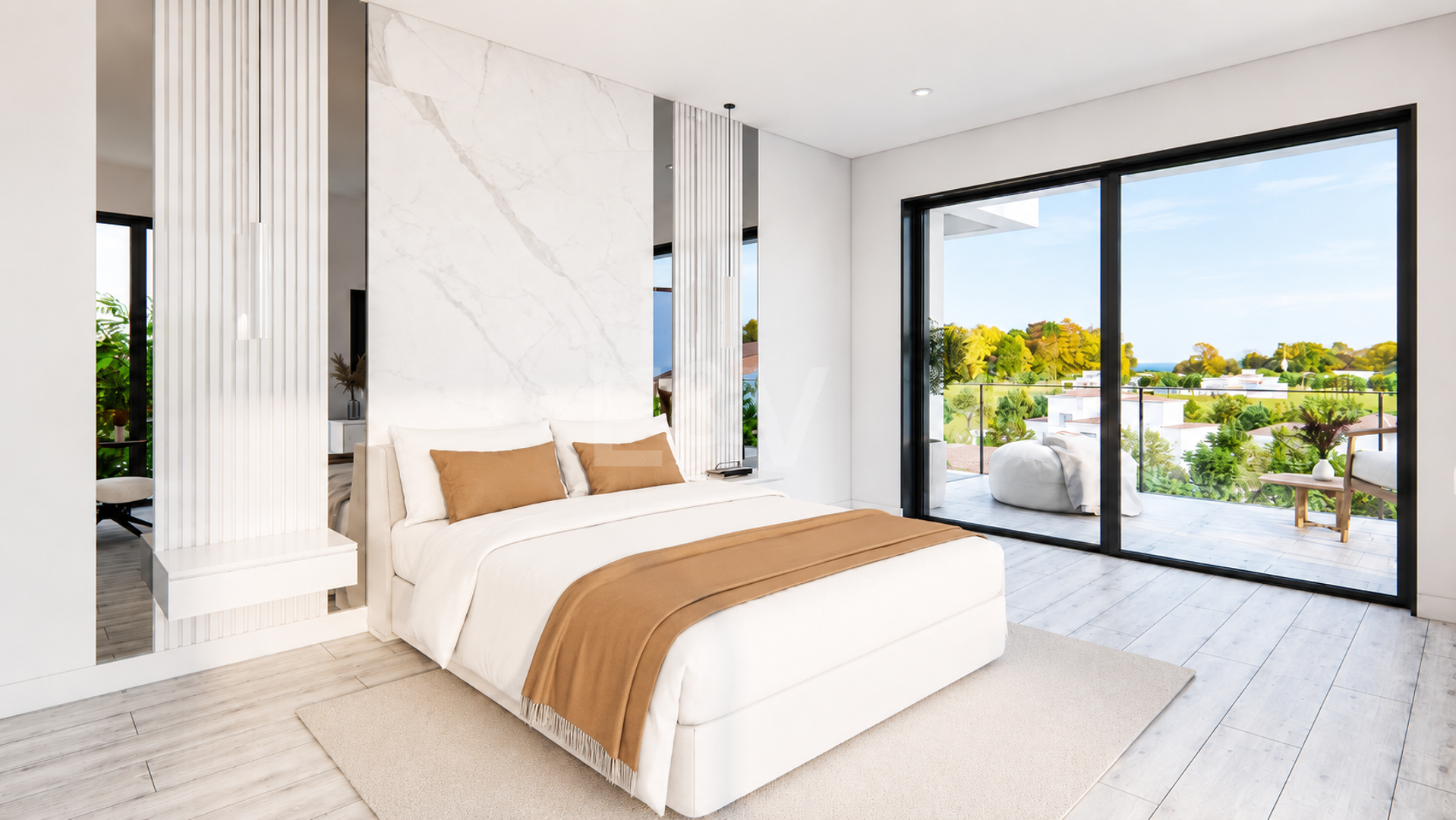 Villa de lujo en construcción con vistas al mar y junto a Santa María Golf Club