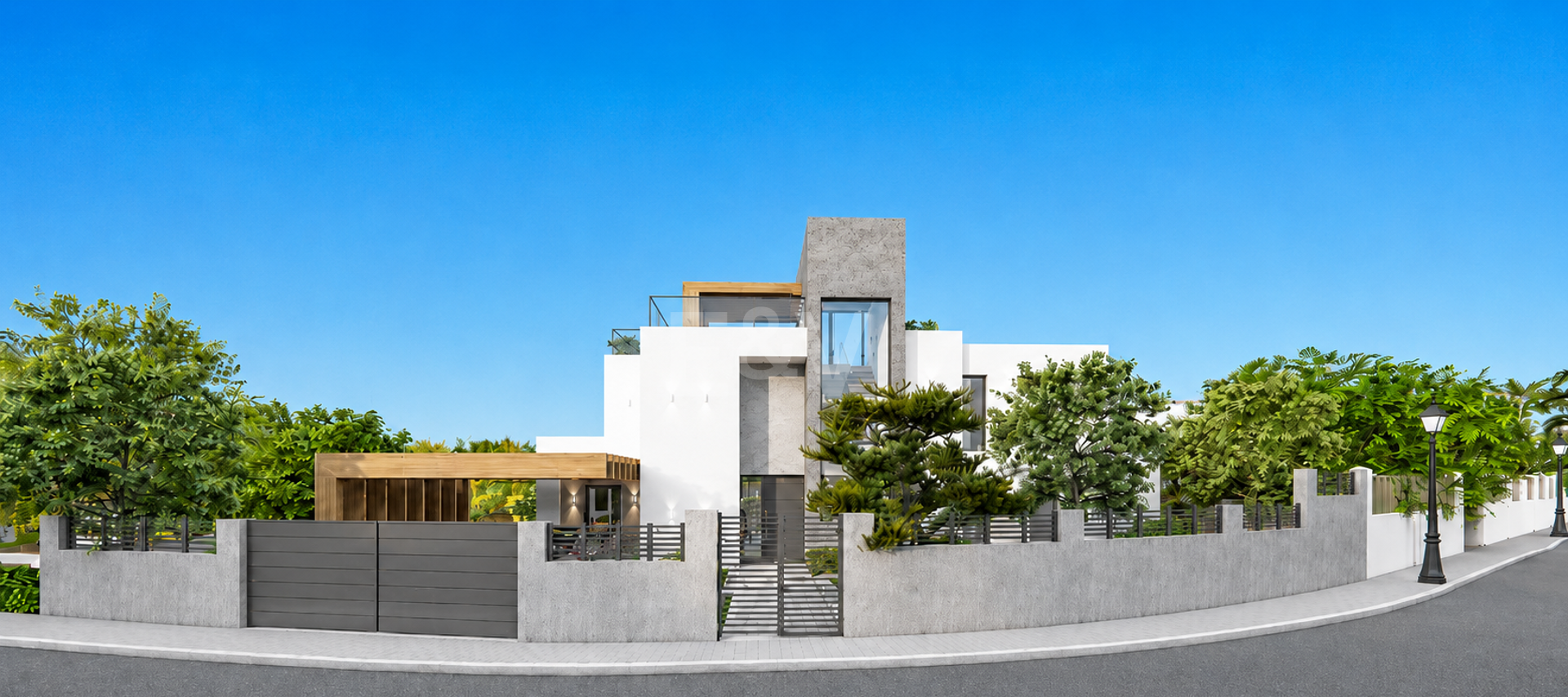 Villa de lujo en construcción con vistas al mar y junto a Santa María Golf Club