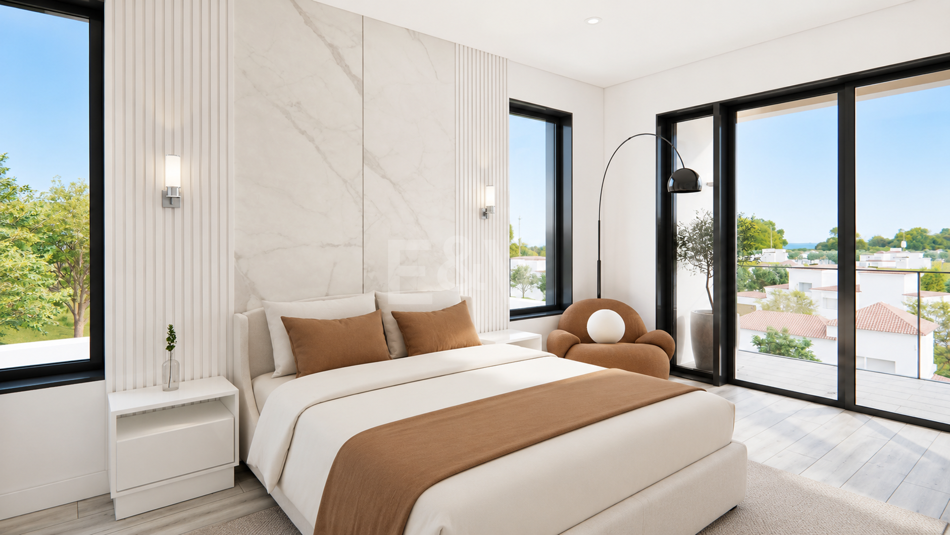 Villa de lujo en construcción con vistas al mar y junto a Santa María Golf Club