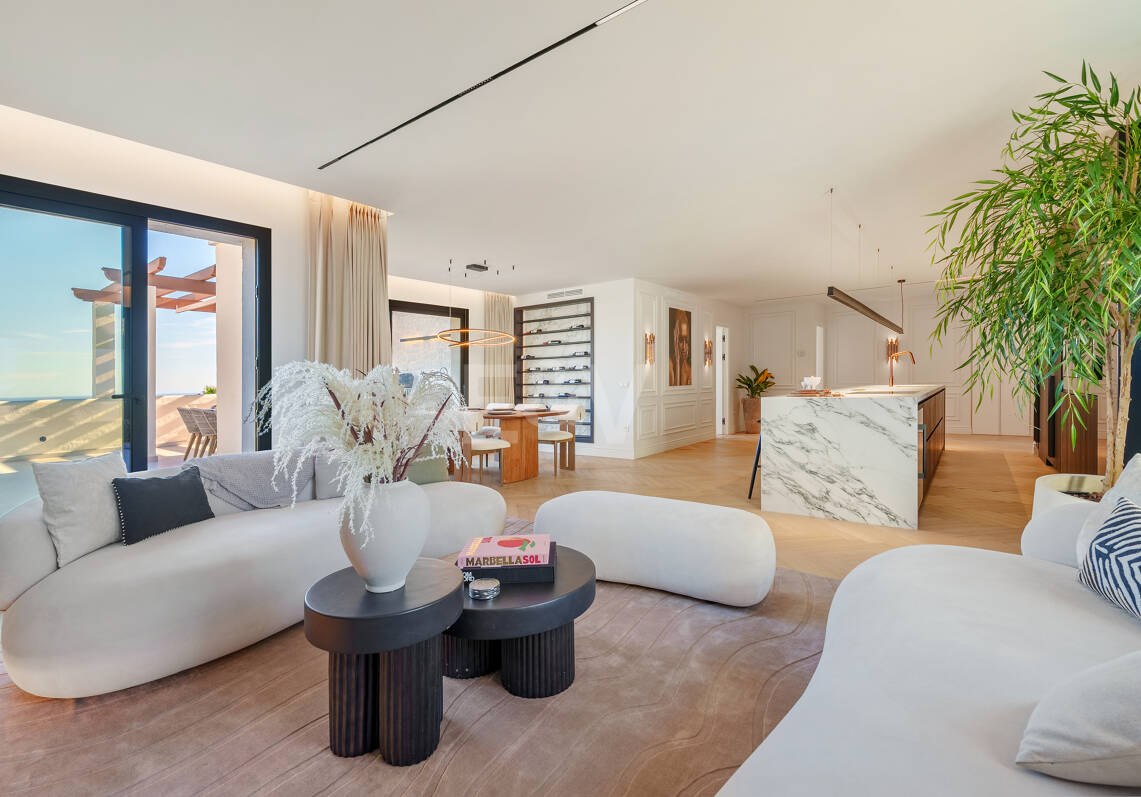 Elegant Duplex Penthouse in La Cerquilla with Spectacular Sea Views