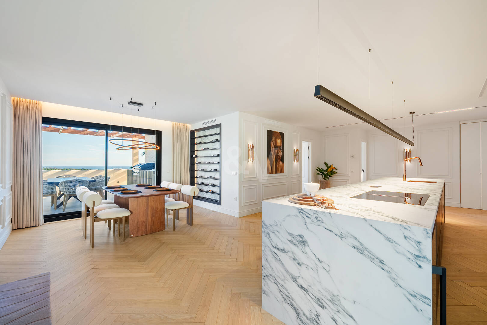 Elegant Duplex Penthouse in La Cerquilla with Spectacular Sea Views