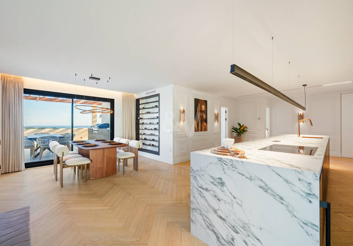 Elegant Duplex Penthouse in La Cerquilla with Spectacular Sea Views