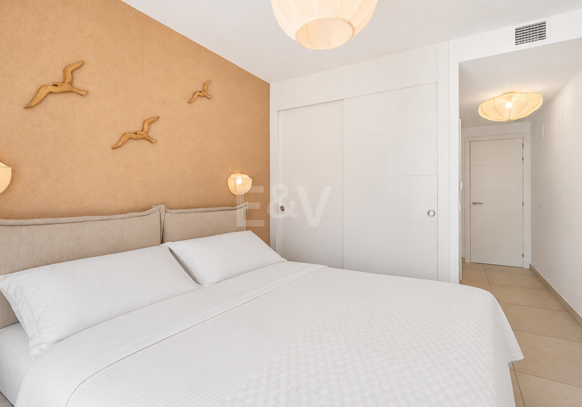 Modern Beachside Lägenhet med Premium bekvämligheter