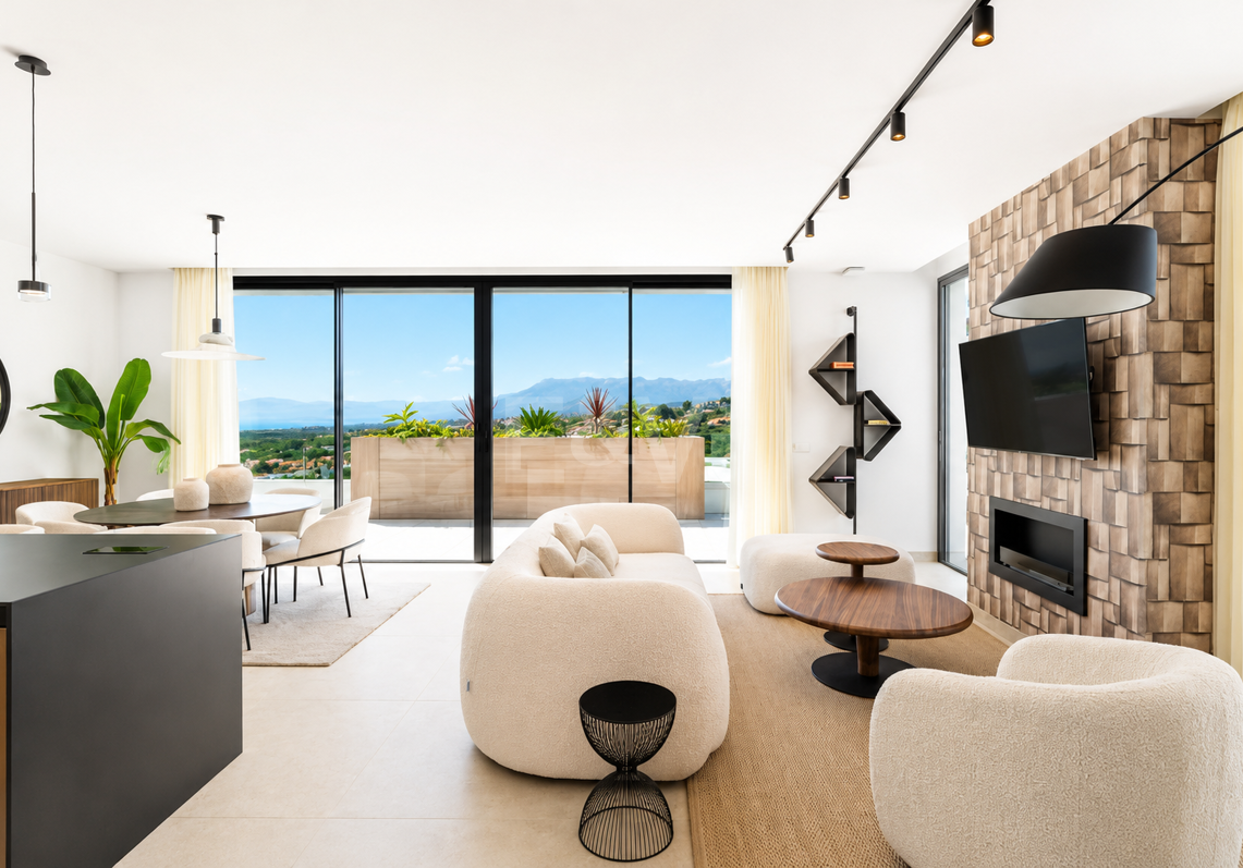 Luxus-Penthouse am Mittelmeer mit privater Dachterrassen-Oase