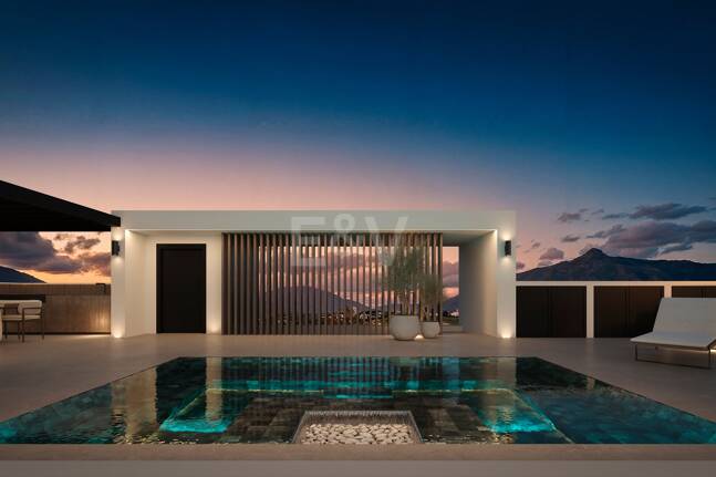 Vida ultraexclusiva en la mejor zona de Marbella con vistas al mar y a la montaña