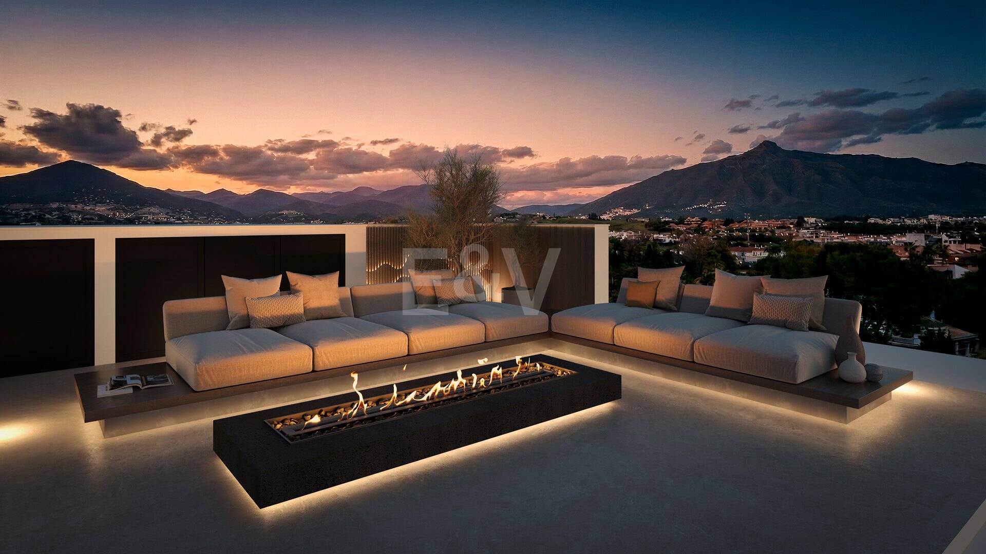 Vida ultraexclusiva en la mejor zona de Marbella con vistas al mar y a la montaña