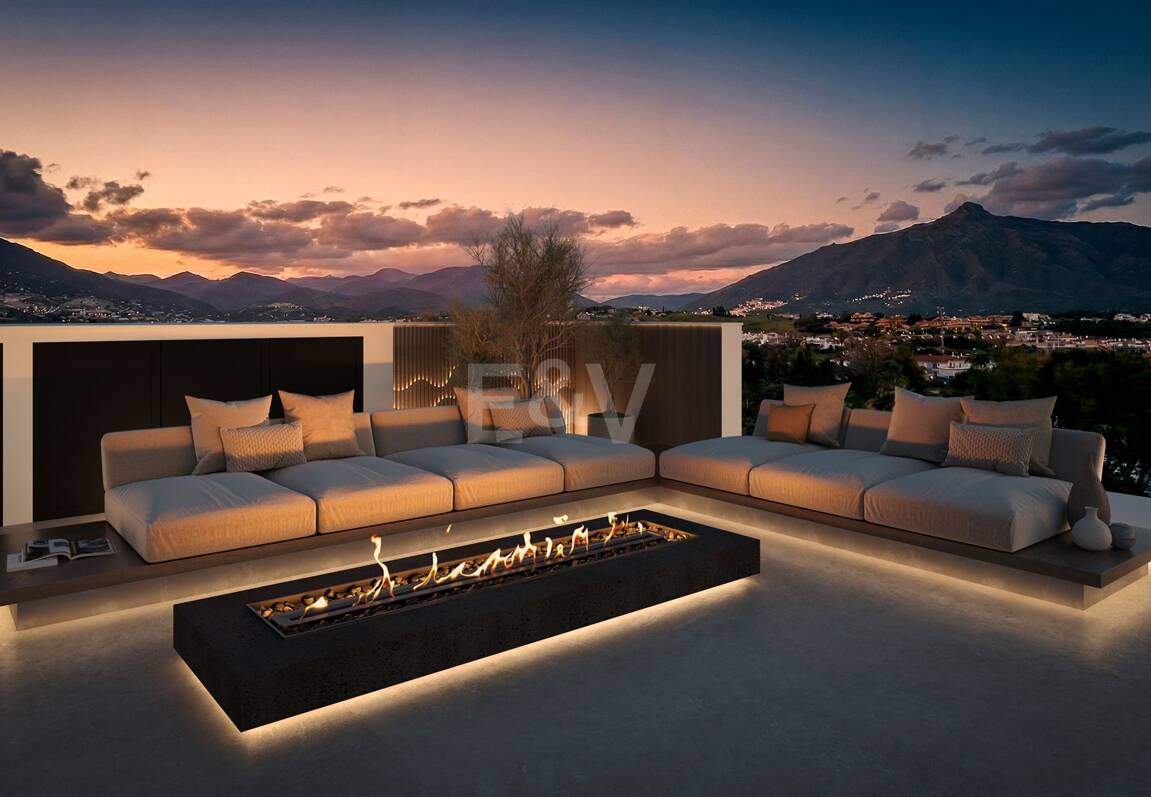 Vida ultraexclusiva en la mejor zona de Marbella con vistas al mar y a la montaña