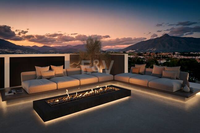 Vida ultraexclusiva en la mejor zona de Marbella con vistas al mar y a la montaña