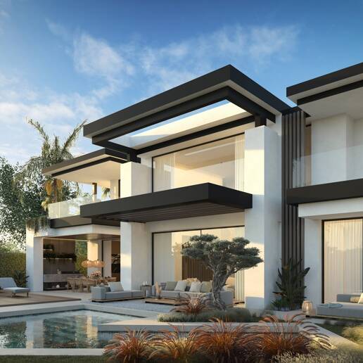Vida ultraexclusiva en la mejor zona de Marbella con vistas al mar y a la montaña