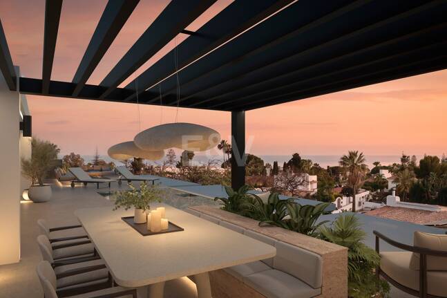 Vida ultraexclusiva en la mejor zona de Marbella con vistas al mar y a la montaña