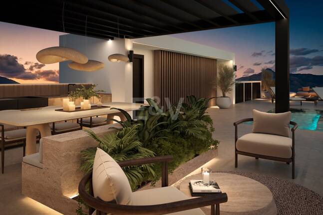 Vida ultraexclusiva en la mejor zona de Marbella con vistas al mar y a la montaña