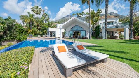 Villa excepcional con una de las mejores vistas al mar en Sierra Blanca, Milla de Oro de Marbella