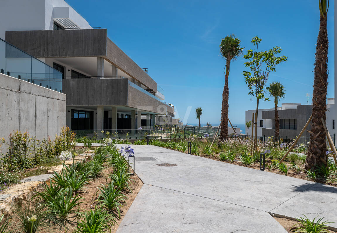 Apartament z widokiem na morze w Altos de Los Monteros w Marbelli z udogodnieniami na poziomie kurortu