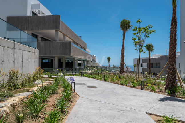 Apartament z widokiem na morze w Altos de Los Monteros w Marbelli z udogodnieniami na poziomie kurortu