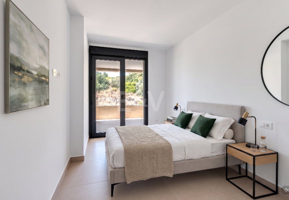 Apartament z widokiem na morze w Altos de Los Monteros w Marbelli z udogodnieniami na poziomie kurortu
