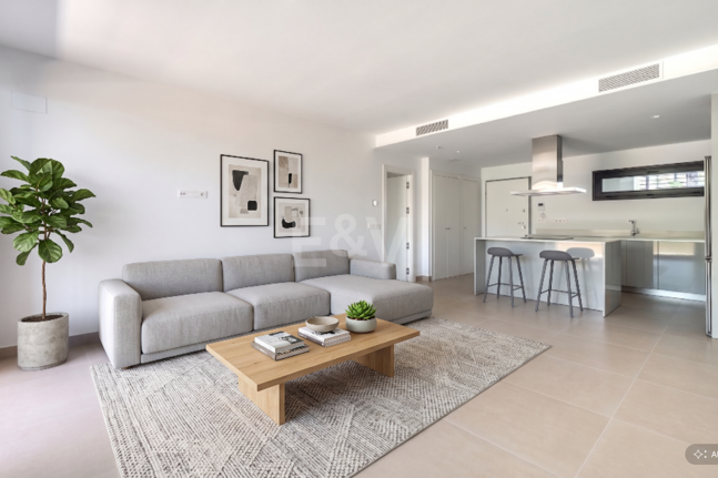 Apartament z widokiem na morze w Altos de Los Monteros w Marbelli z udogodnieniami na poziomie kurortu