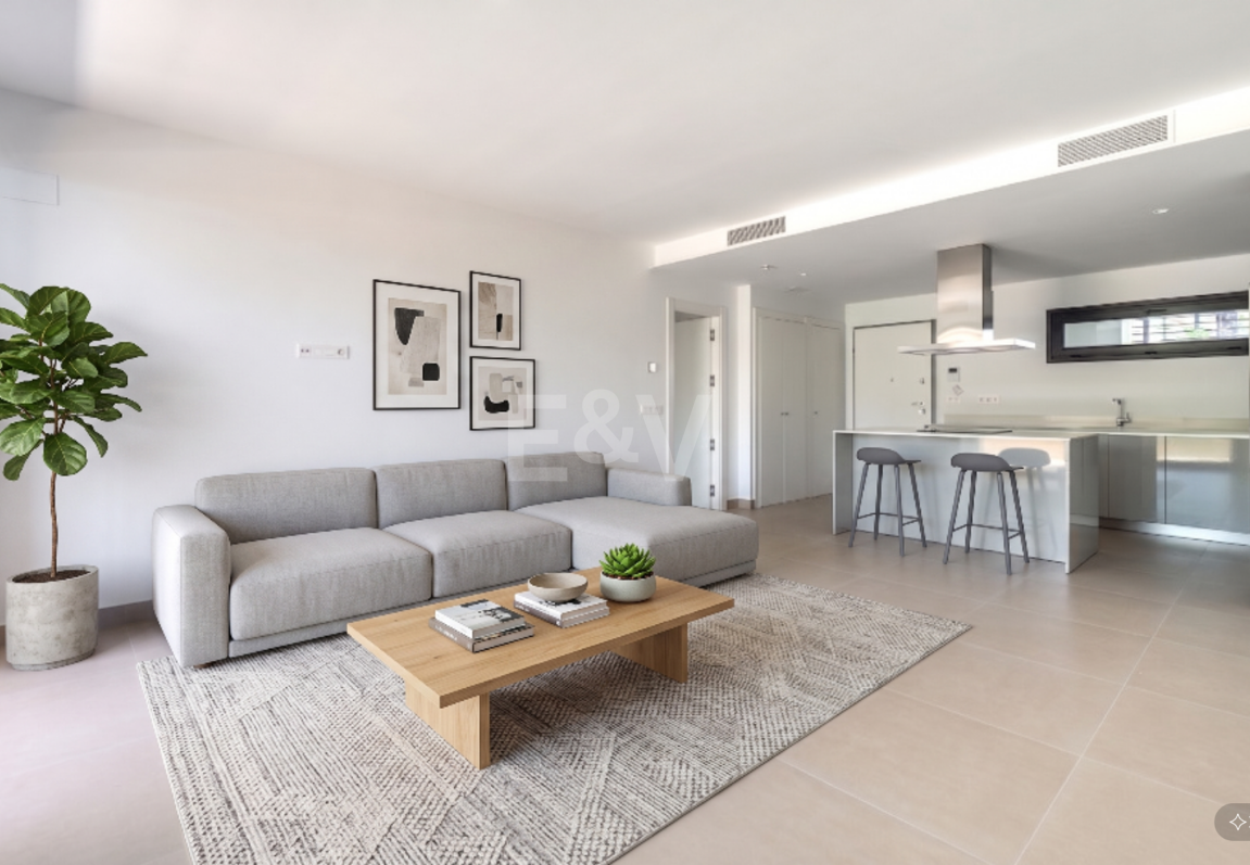 Apartament z widokiem na morze w Altos de Los Monteros w Marbelli z udogodnieniami na poziomie kurortu
