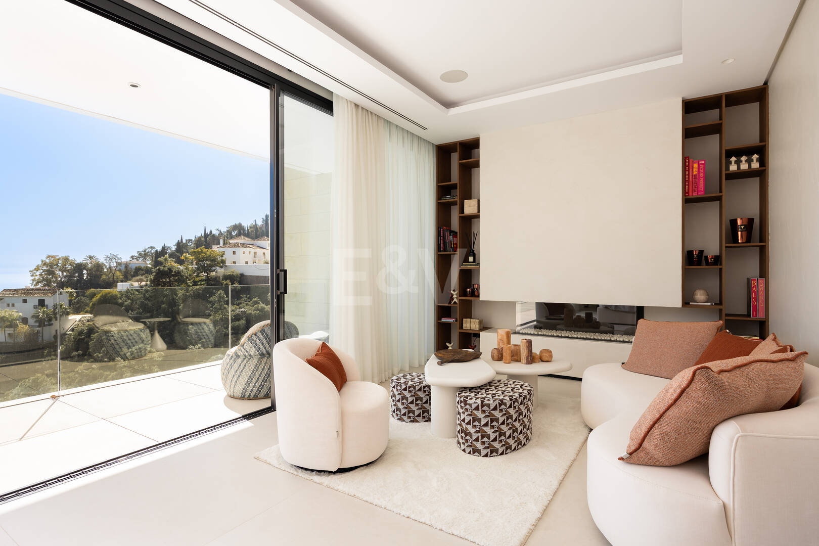 Moderne Luxusvilla mit Panoramablick