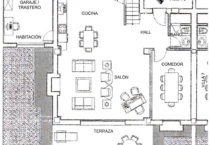En fantastisk villa med utsikt över havet och golfbanan, i utmärkt skick, belägen i ett exklusivt gated community