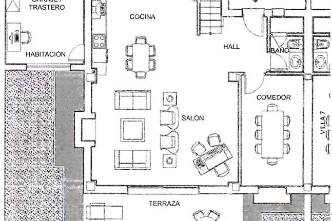 En fantastisk villa med utsikt över havet och golfbanan, i utmärkt skick, belägen i ett exklusivt gated community