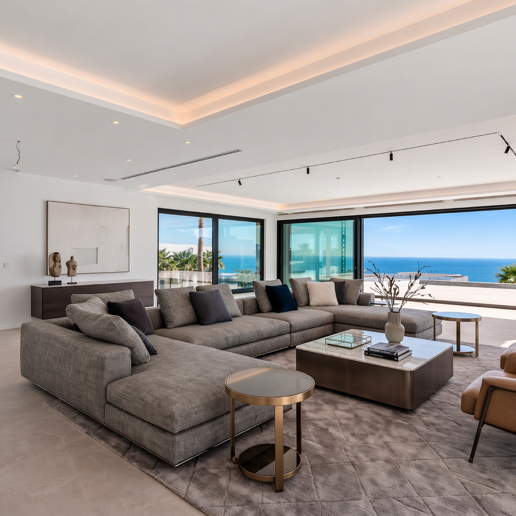 Frontline Golf Villa with Stunning Sea Views