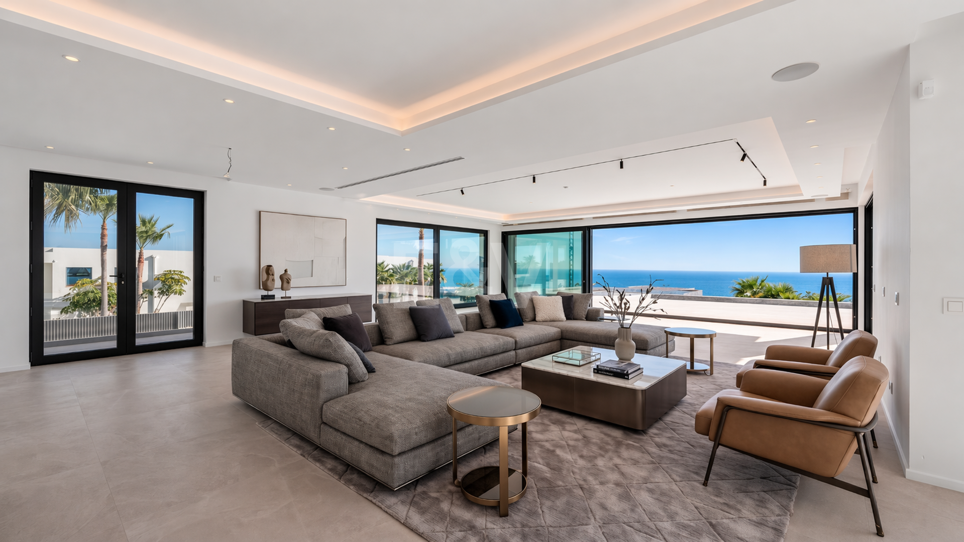 Frontline Golf Villa with Stunning Sea Views