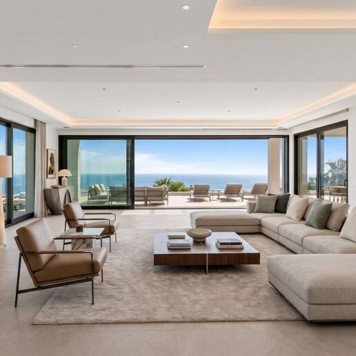 Frontline Golf Villa with Stunning Sea Views