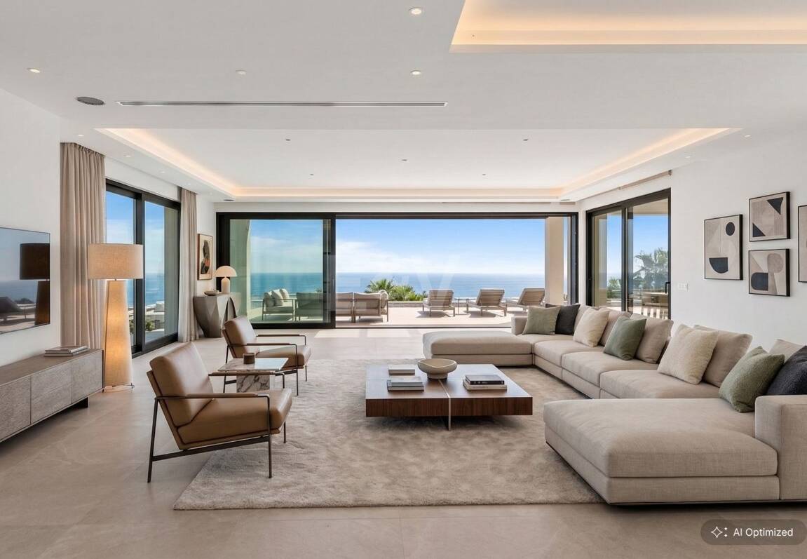 Frontline Golf Villa with Stunning Sea Views