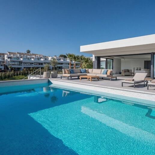Frontline Golf Villa with Stunning Sea Views