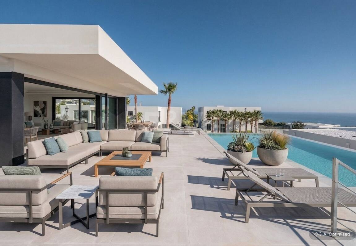 Frontline Golf Villa with Stunning Sea Views