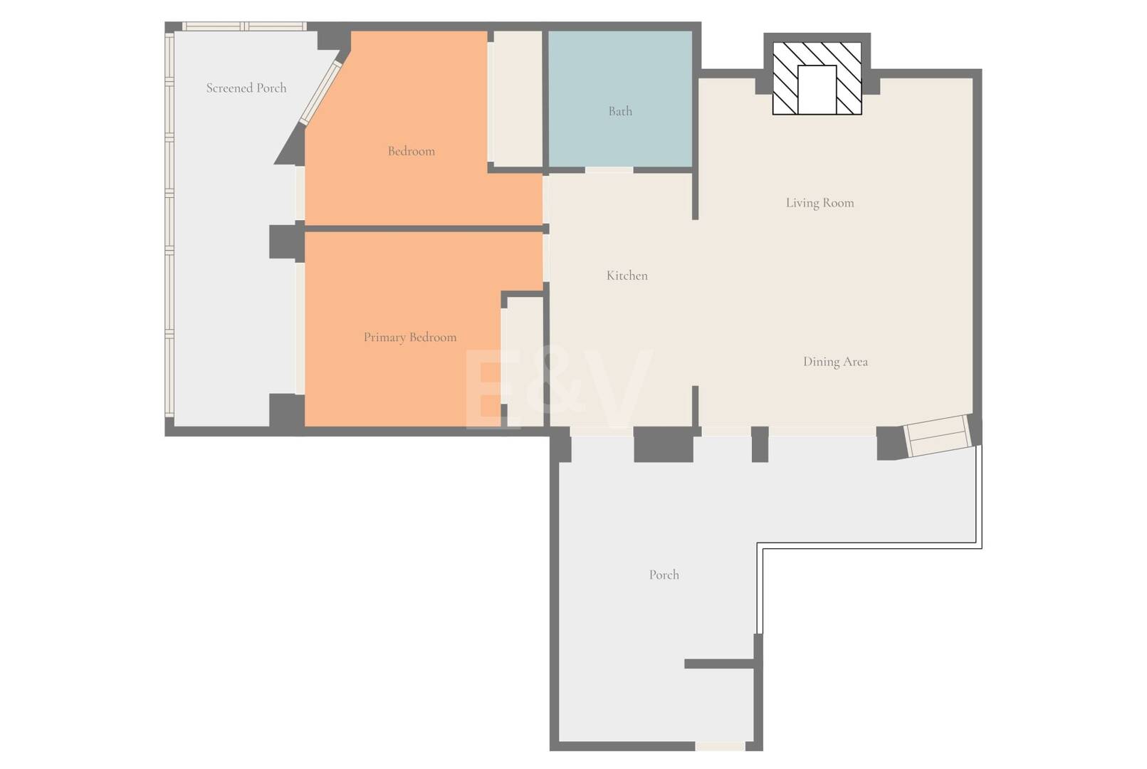 Ground Floor Apartment with Private Patio and Walking Distance to the Beach