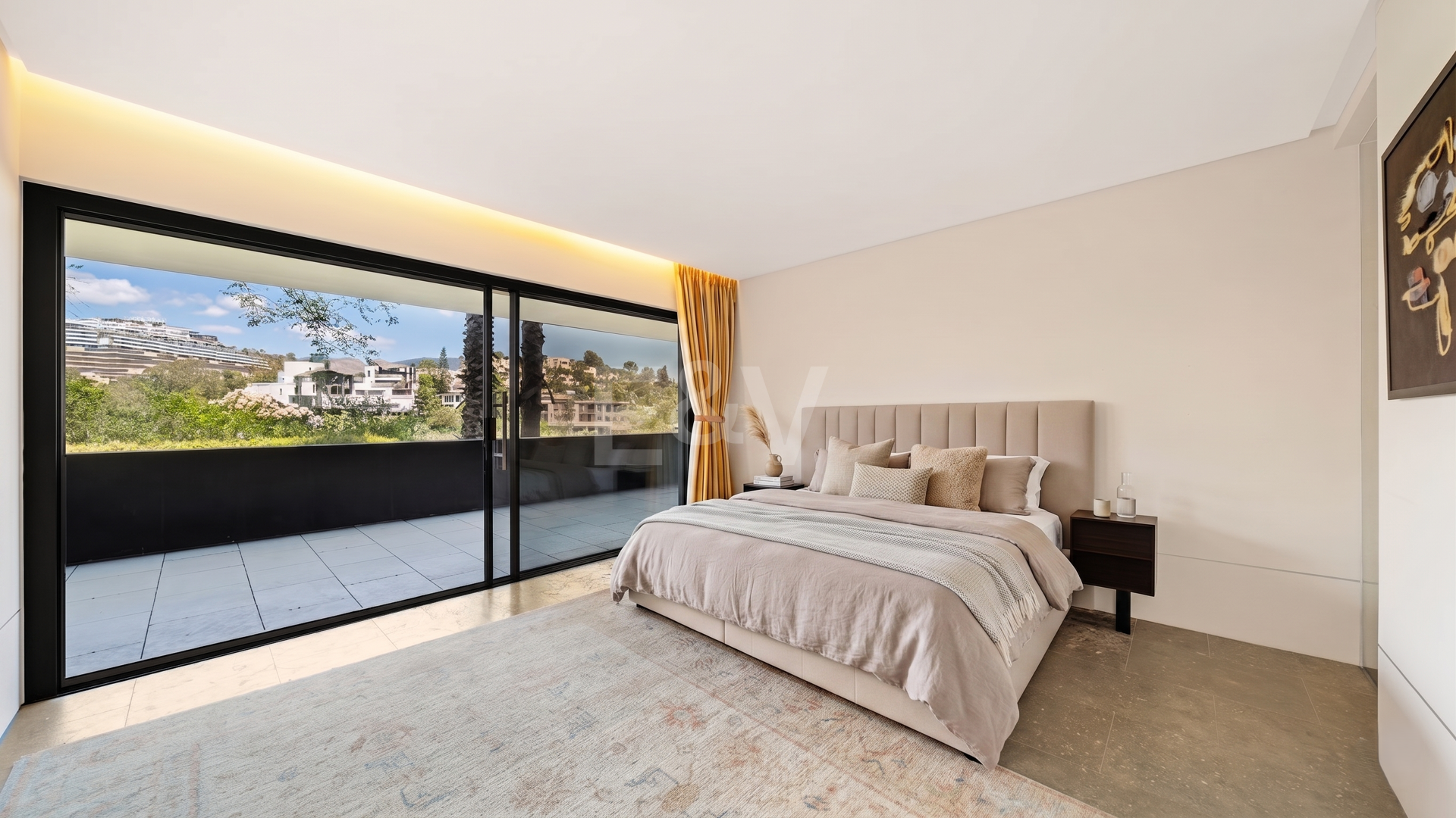 Villa de luxe moderne avec vue panoramique sur la mer à El Herrojo Alto