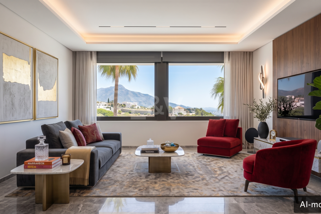 Modern Luxury Villa with Panoramic Sea Views in El Herrojo Alto