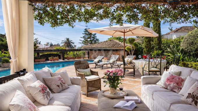 Encantadora villa de estilo clásico con licencia turística cerca del centro de Marbella y la Milla de Oro