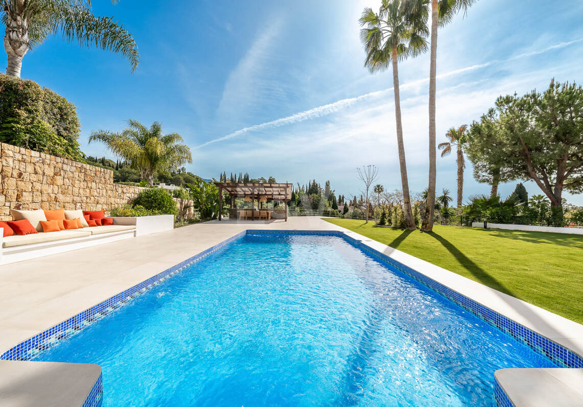 Modern Andalusian Villa Elevated with Minimalistic Boho Style and Picturesque Views in Nueva Andalucía