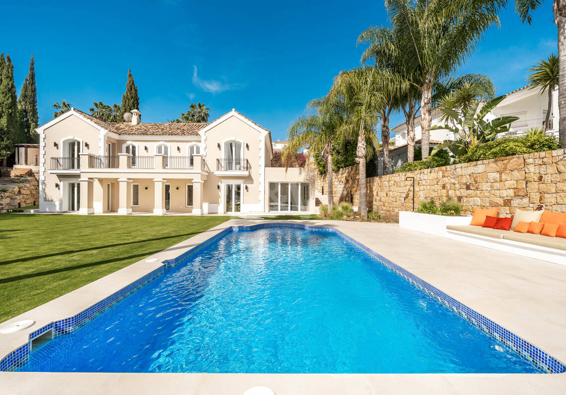 Modern Andalusian Villa Elevated with Minimalistic Boho Style and Picturesque Views in Nueva Andalucía