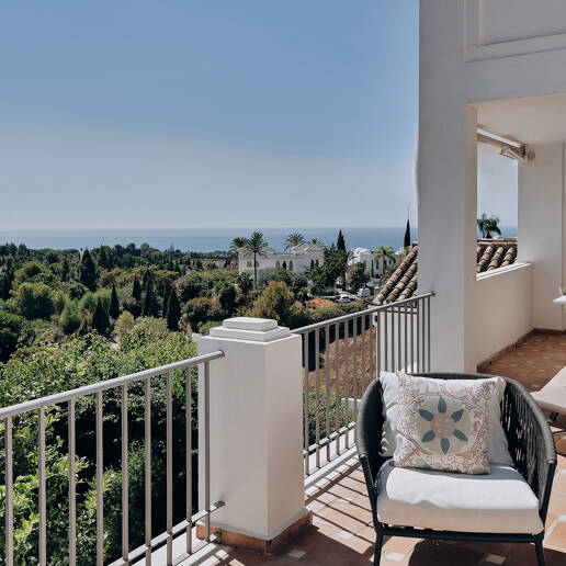 Stilvolles Haus mit traumhaftem Meerblick in Marbella Hill Club