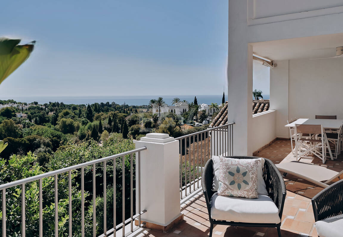 Stilvolles Haus mit traumhaftem Meerblick in Marbella Hill Club