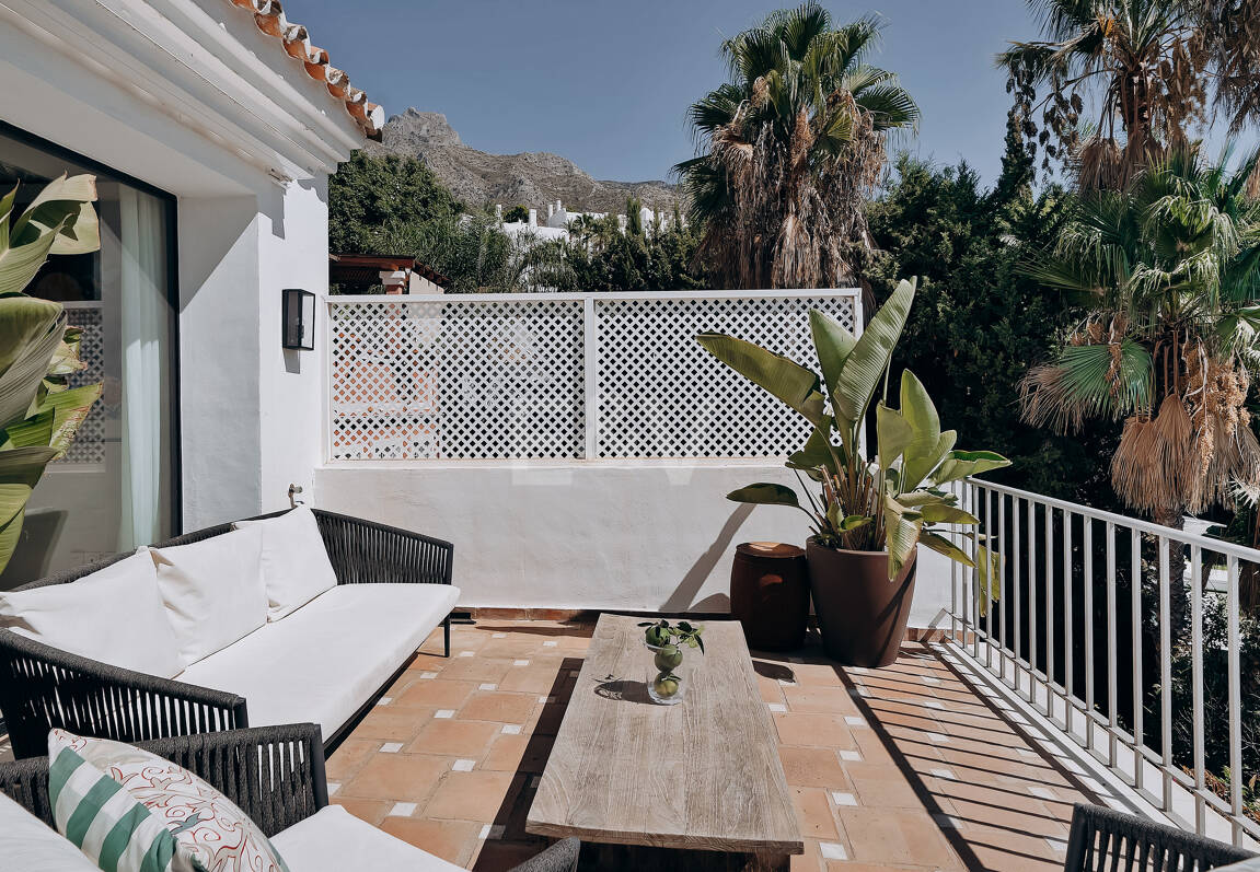 Stilvolles Haus mit traumhaftem Meerblick in Marbella Hill Club