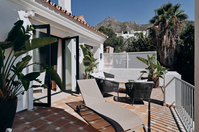 Stilvolles Haus mit traumhaftem Meerblick in Marbella Hill Club