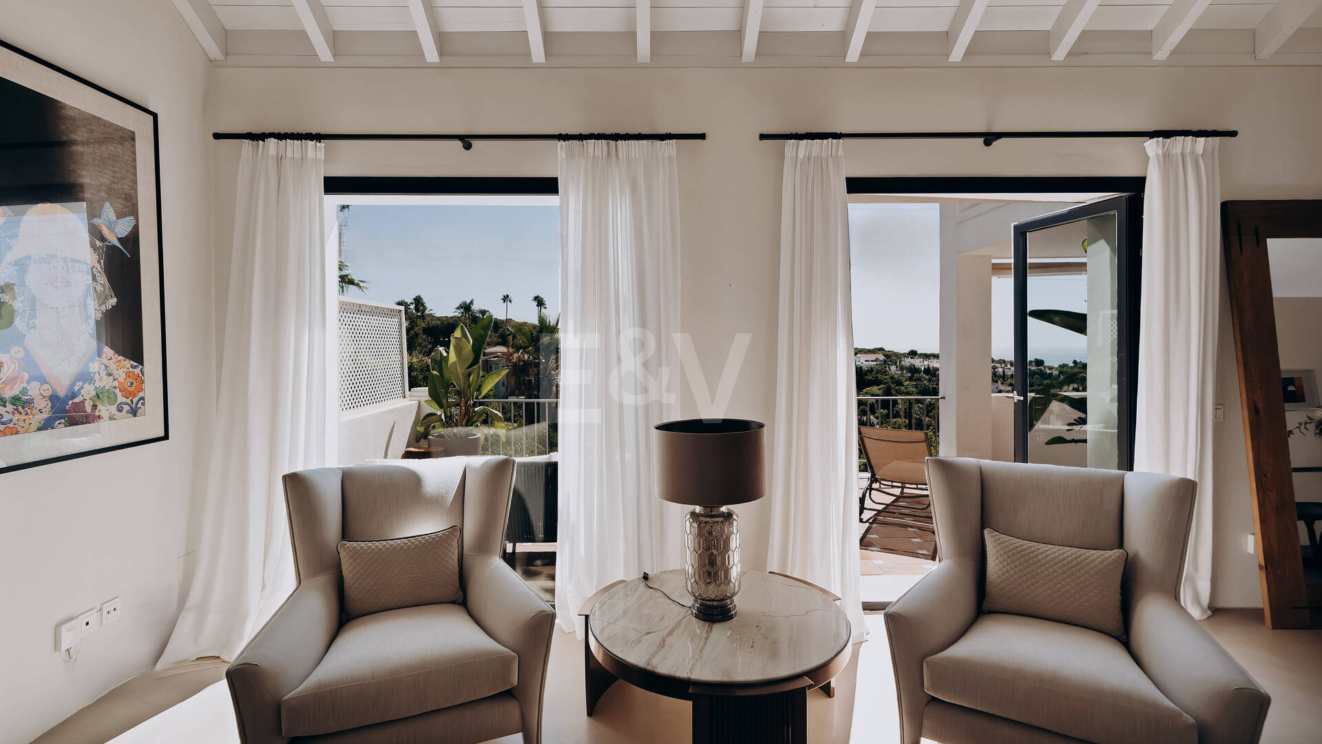 Stilvolles Haus mit traumhaftem Meerblick in Marbella Hill Club